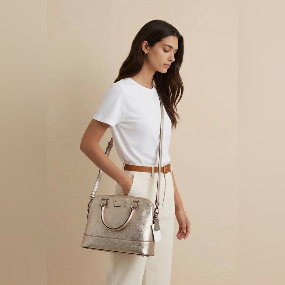 Kate spade Metallic Rose Gold Handbag